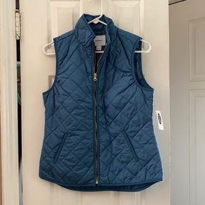 Blue Lightweight Quilted Vest